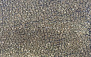 50x70 cm Zuschnitt Kunstleder Gold-Schwarz